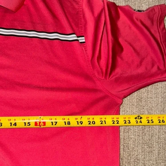 FootJoy Performance Polo Men’s L Red Shirt - Picture 7 of 12
